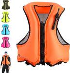 SOLY Inflatable Snorkel Vest for Adults，Snorkeling Vest，Snorkeling Vest for Kayaking Canoeing Water Sports Safety.