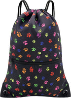 HOLYLUCK Drawstring Backpack Bag Sport Gym Sackpack