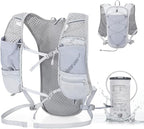 Lightweight Running Hydration Vest for Women Men, Breathable Adjustable Hydration Backpack with 1.5L Water Bladder Bag for Hiking, Trail, Running, Marathons, Cycling