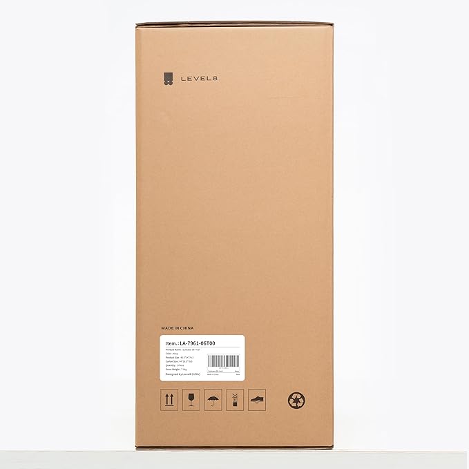 LEVEL8 Trunk Luggages, 28 Inch Luggage with Spinner Wheels, Luminous Textured Checked Large Hard Shell Lightweight with Tsa Lock, Navy