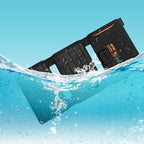 FlexSolar 40W Portable Solar Panel Charger with USB-A/USB-C/DC Outputs for Camera Phones Tablets Power Stations - Waterproof for Outdoor Backpacking Camping RV Boat