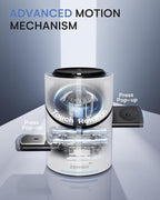 ZEEHOO 3 in 1 Charging Station for Apple Devices, Mag-Safe Charger Stand, Qi2 15W Auto-Rotating Wireless Charger for iPhone 17 16/15/14/13/12 Series& AirPods& iWatch(White)