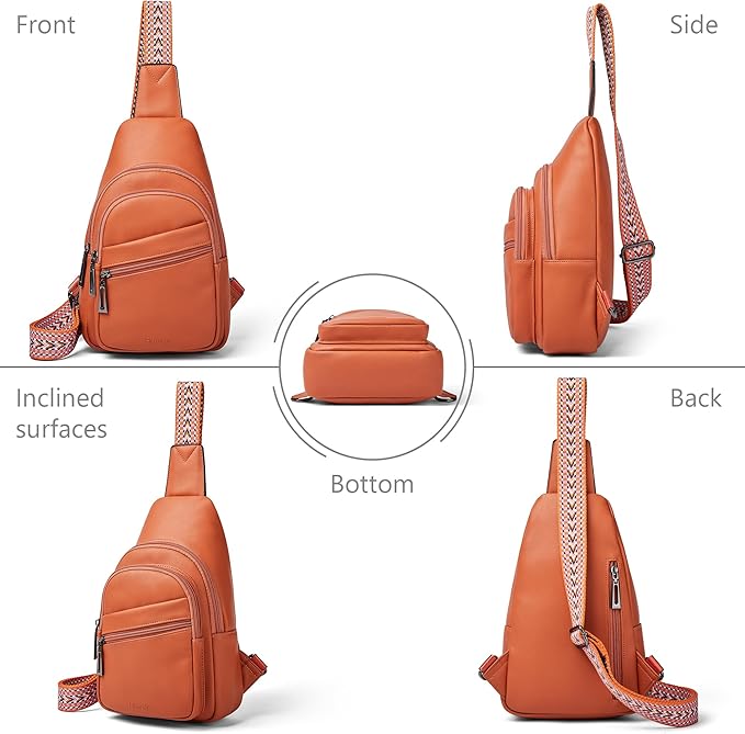 Sling Bag Crossbody Bags for Women Small Cross Body Bag Fanny Packs Chest Sling Purse for Daily Travel Leisure Sport