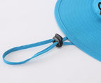 Connectyle Wide Brim Sun Hat for Men Breathable Cowboy Boonie Hat UPF 50+ Sun Protection Bucket Hat for Fishing Hiking