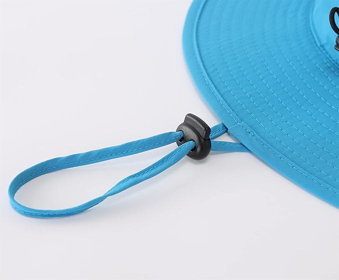 Connectyle Wide Brim Sun Hat for Men Breathable Cowboy Boonie Hat UPF 50+ Sun Protection Bucket Hat for Fishing Hiking