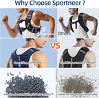 Sportneer Weighted Vest for Women Men: 8lbs/12lbs/15lbs/20lbs/25lbs Weight Vest with Detachable Phone Pouch Rucking Vest for Women Walking Strength Training Muscle Building Weight Loss