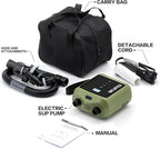 Portable Paddle Board Pump Electric Sup Air Pump, Battery Powered High Pressure Inflator with Cordless & Corded Mode for Inflatable Standup Paddleboard Kayak Tent Boat Dinghy Raft