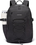 LOVEVOOK Mens Backpack with Giant Tumbler Holder Pocket,17 Inch Everyday Laptop Backpack Commuter Travel Work Computer Bag for Women,Waterproof Hiking College Teacher Back Pack Casual Daypack,Black