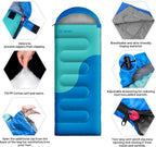 Sleeping Bags for Adults&Kids,Lightweight Waterproof Warm Weather Sleeping Bag,Compact Portable Sleeping Bag for Camping,Essentials Gear for Camping Hiking Outdoor Travel