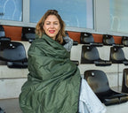 Sherpa Waterproof Outdoor Blanket. Large Sherpa Camping & Stadium Blanket for Cold Weather. Perfect for Picnic, Sports, Concerts, Outdoors, Boat. Windproof, Extra Warm, Machine Washable.