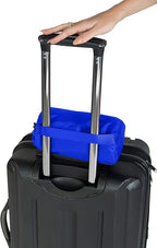 BlueHills Ultra Compact Travel Blanket 2 Pack Large Soft Cozy Portable Blanket Sheet with Carry Case and for Flight Airplane Car Layover Camping Hotel Blue C205-2PK-Royal