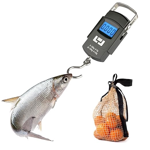 Luggage Weight Scale Fish Weighing Scales Digital Handheld Suitcase Weigher for W/Hook 110lb / 50kg Kg/IB / / oz for H Digital Fish Scale
