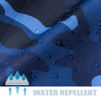 TACVASEN Men's Rain Jacket Lightweight Windbreaker with Hooded Water Resistant Outdoor Raincoat for Hiking Travel Camping