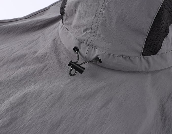 Home Prefer UPF 50+ Sun Hats for Men Women Wide Brim Fishing Hat with Neck Flap UV Protection Sunblock Safari Bucket Hat