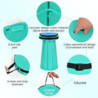 2 Pack Upgraded Collapsible Stool Folding Stool with Cushion,Retractable Folding Stool Max Load Capacity 400lbs, Portable Telescoping Stools for Camping Hiking Outdoor BBQ -Mint Green