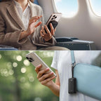 iWALK Mini Portable Charger 10,000mAh, 22.5W USB-C Fast Charging Power Bank with Built-in Cable, Travel Essential Ultra-Small Battery Pack Compatible for iPhone 16/16 Pro/15, Samsung, Google, Black