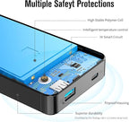 Portable Charger, Slim 20000mAh PD 20W Power Bank, USB C in&Out Fast Charging Battery Pack,iPhone 17 16 15 14 13 Samsung S22 S21 Google iPad etc Black