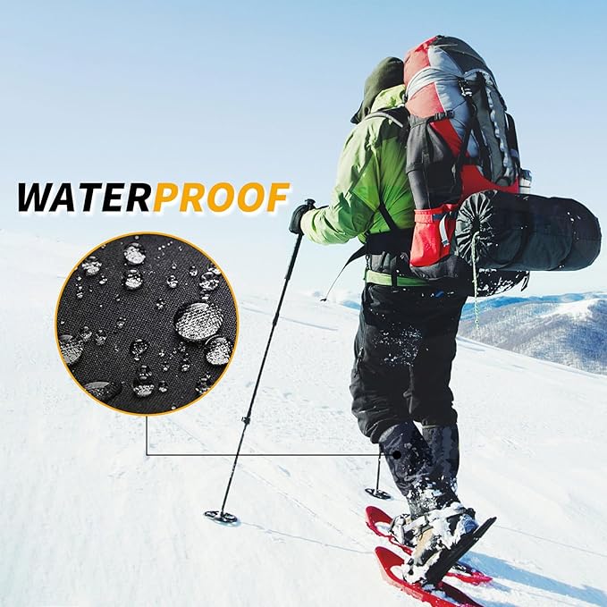 Leg Gaiters 100% Waterproof Adjustable Shoe Snow Boot Guard Gators for Hiking Shoe Cover Hunting Snowshoeing Climbing Walking for Women Men
