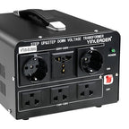Yinleader 3000W Voltage Converter Transformer(110V to 220V,220V to 110V) Step Up/Down Converter 110/120 Volt - 220/240 Volt w/US Standard Power Cord,Circuit Breaker Protection (VTUS-EU3000)