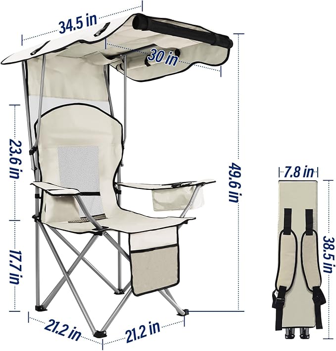 Camping Chair, Portable Folding Chair for Outdoor Indoor