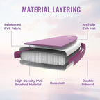 11'6"x35" Extra Wide Stand Up Paddle Board Inflatable for All Levels, 430LBS Capacity SUP Paddleboard with Complete Accessories, Double Acton Pump, Blow Up Paddle Board for Family