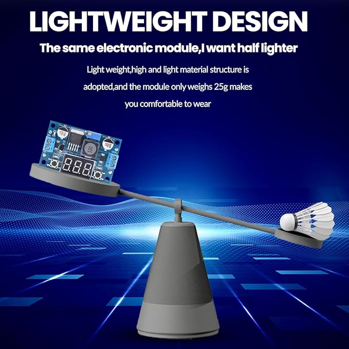 LM2596 Adjustable DC-DC Step-Down Buck Converter Module with LED Voltmeter Display, Voltage Regulator 4.0-40V Input to 1.25-37V Output Power Supply Module (Pack of 10)