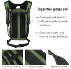 Zavothy 18L Multipurpose Hiking Backpack with 3L Water Bladder – Durable Hydration Backpack with Insulated Bladder Compartment, Hidden Helmet Holder & Rain Cover – for Hiking, Commuting, and Camping