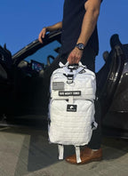 AMERICANPHOENIX 45L Elite Tactical Backpack | 3X Stronger Work & Military Backpack | Water Resistant and Heavy Duty | 3 Day MOLLE Bug Out Bag (Polar White)