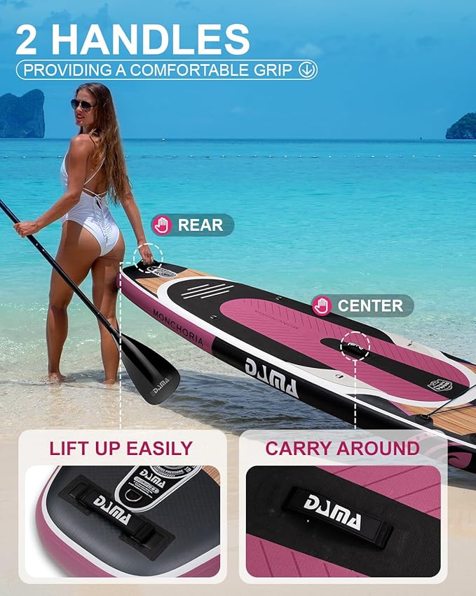 DAMA 11'*34"*6" Stand Up Paddle Board, Inflatable Paddle Board,Inflatable Paddle Boards for Adults w/a Wide, Smooth and Non Slip Deck, Versatile Styles, Suitable for Adults