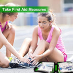 Home-Businesses First-Aid Emergency-Kit for Camping-Car - 300 Pcs Urgent Essential First Aid Kits Refill Supplies with Tourniquet Bandages for Workpalce Green 1st Aid