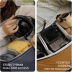 Peak Design Everyday Backpack 30L, Kelp, MagLatch Top, Dual Side Access, FlexFold Dividers, Fits 15" or 16" Laptop, For Camera Carry, Daily Commutes or Travel, Versatile Backpack for Men and Women