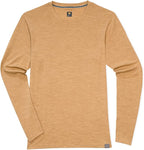 MERIWOOL Mens Base Layer - 100% Merino Wool Midweight Long Sleeve Thermal Shirt