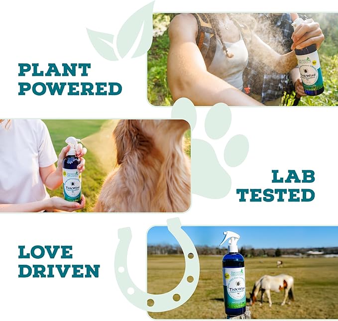 3 Moms Organics, TickWise 16oz Extra Strength Double Mama 2-Pack - DEET- Free, Tick and Insect Repellent, Plant Based Essential Oils, All Natural Ingredients, Safe for Kids, Adults, Dogs & Horses