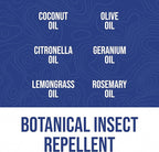 No Natz Botanical Bug Repellent, Effective for Gnat, Mosquito, and Biting Flies, Hand-Crafted and DEET-Free, Non-Greasy Formula, Made in The USA, 2 Ounce Spray Bottle, 3-Pack