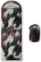 Sleeping Bags for Adults and Kids，3D Printing Camping Sleeping Bag for Girls Boys Lightweight Waterproof Cold/Warm 3-Season，Outdoor Travel with Compression Bags