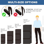 COOLBEBE 32" Sports Duffle Bag - 73L Large Travel Duffel Luggage Bag with Upgrade 2-way Lockable Zippers, Sturdy & Water Resistant, Black