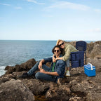 Directors Chair, Camping Chairs for Adults, Heavy Duty Side Table, Lawn Chairs with Side Pockets Carry Straps