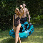 UPWELL Universal Kayak Seat with Detachable Storage Bag & 4 Adjustable Strap, Paddle Board Seat with Memory Foam Padded and Backrest for Kayak, Canoe, Sup