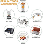 BeGrit Backpacking Camping Cookware Mini Picnic Camping Cooking Mess Kit with Pot and Pan Set for Hiking