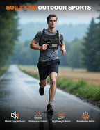 Chest Bag for Men with Expandable Accordion Structure, Running Vest for Outdoors, Chest Pack for Cycling, Hiking