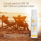 Cicamed Stressed Skin Relief Kit - Travel Skincare Set with SPF 30 Face Sunscreen, Face Moisturizer for Dry Skin & Hydrating Body Lotion - After Sun lotion- Made in Sweden – 10.4 fl. oz. (310 ml)