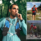 Hydration Pack Backpack，IX INOXTO Running Hydration Vest with 1.5L ( 50 oz) Water Bladder for Men Women，Lightweight Water Backpack for Hiking Cycling Climbing Camping