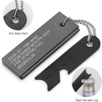 Fire Starter Survival Kit, Magnesium Waterproof Matches Ferro Flint Block,Outdoor Survival Firesteel Gears with Striker for Camping Hiking Hunting Emergency