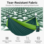 Kootek Camping Hammock, Portable Hammocks with Tree Straps & Attached Carry Bag, Camping Essentials Gear, Perfect for Outside Indoor Hiking Beach Backpack Travel