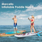 Paddle Board, Inflatable Stand Up Paddle Board，10.6'×33"×6" Ultra-Light SUP Board with Hand Pump, Leash, Repair Kit, Waterproof Phone Case and Backpack