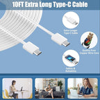 Super Fast Charger Type C,25W USB C Wall Charger Fast Charging Block for Samsung Galaxy S26/S25/S24/S24 Ultra/S24 Plus/S23/S23 Ultra/S23 Plus/S22/S22Ultra/S22+/Note 20/S20/S21 &10FT C Charger Cable
