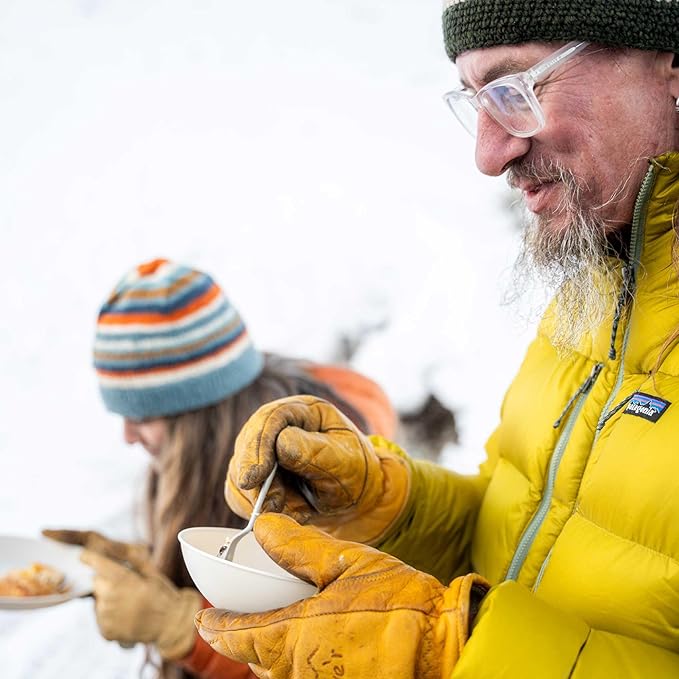 GSI Outdoors Cascadian 1 Person Table Set I 6-Piece Camping, Backpacking Mess Kit, Plastic BPA Free, Plate, Bowl, Mug, Cup & Cutlery Set