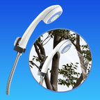 Portable Camping Shower Pump - Rechargeable Outdoor Shower Head Sprayer, Pumps Water from Bucket. Experience Refreshment Anywhere, Perfect for Camping, Hiking, Travel, Car Washing & Pet Cleaning