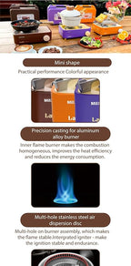 Maxsun Latte Series Mini Gas Stove with Magnetic Locking System (Choco)