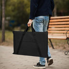 Griddle Cover Compatible with Weber Spirit 300 Series Griddle and Weber Genesis 300 Series Griddle, Full-Size Storage Bag with Durable Handles and Thickened Bottom, Black